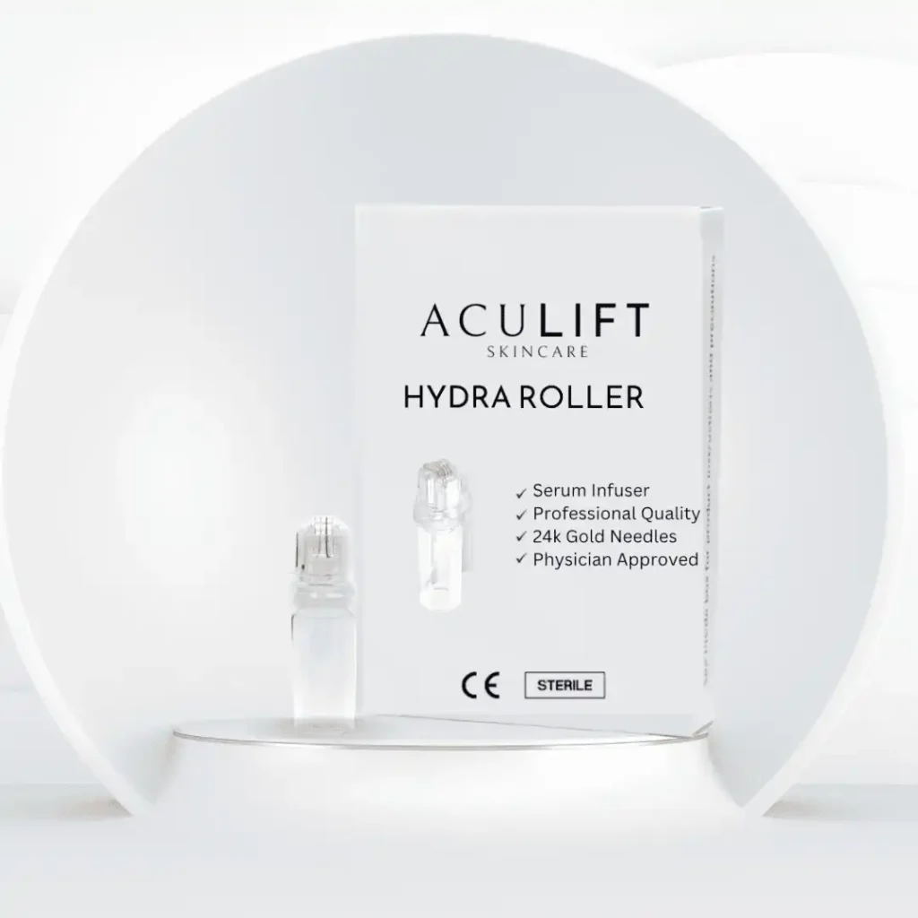 AcuLift hydra roller for serum application at home