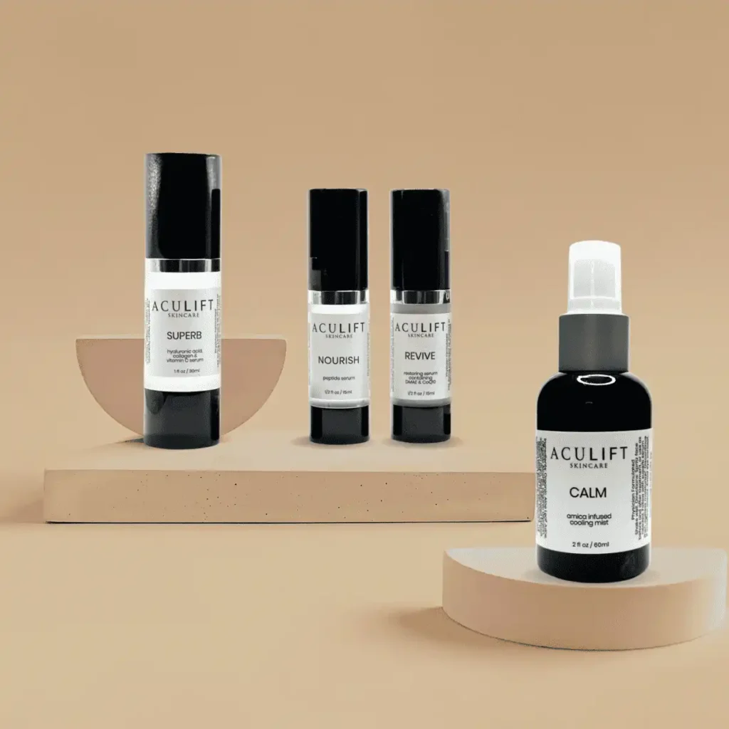 AcuLift serums for skincare and scalp